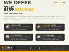 قالب پاورپوینت ارائه شرکتی با نمودار و اینفوگرافیک - اسلاید 4