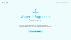 قالب پاورپوینت اینفوگرافیک آب