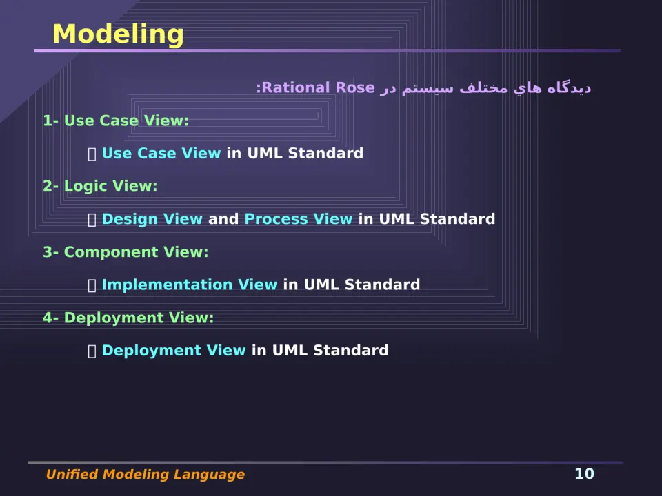 پاورپوینت RUP (UML) - اسلاید 10