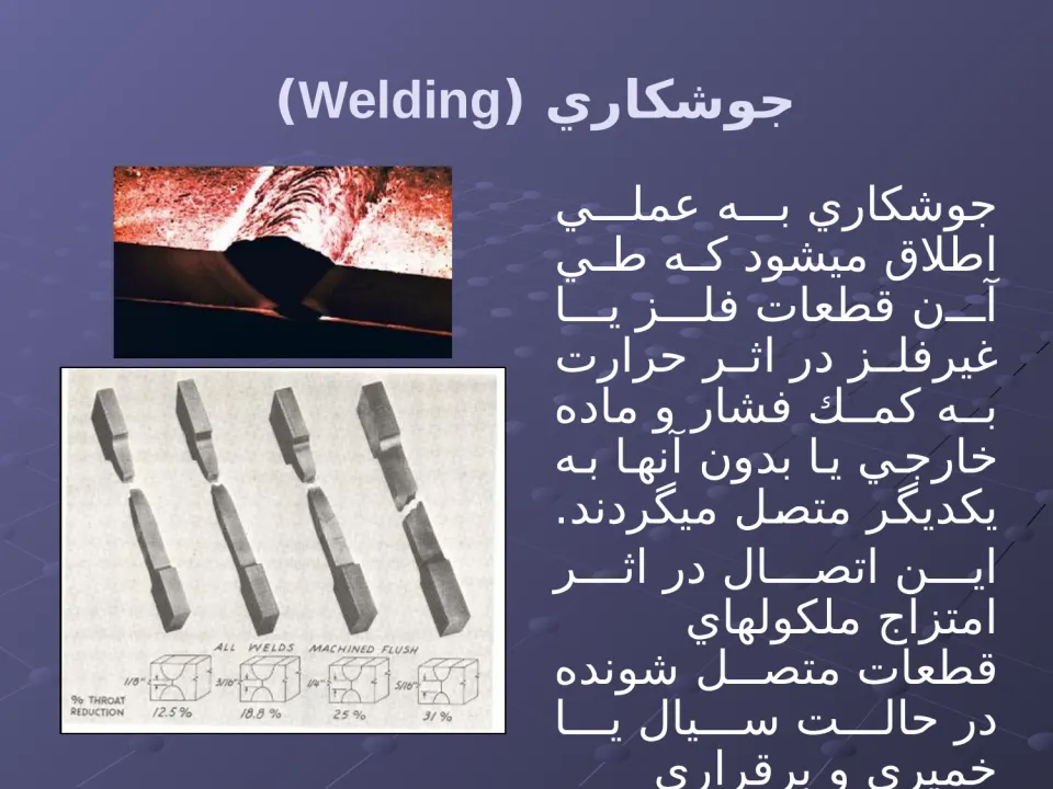 پاورپوینت جوشكاری در صنعت ساختمان - اسلاید 2