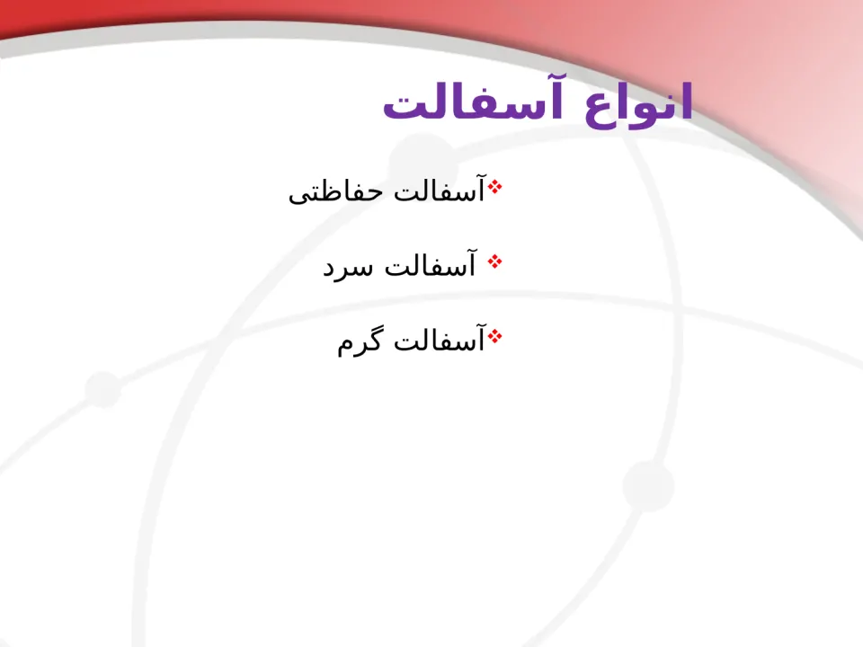 پاورپوینت آسفالت - اسلاید 4
